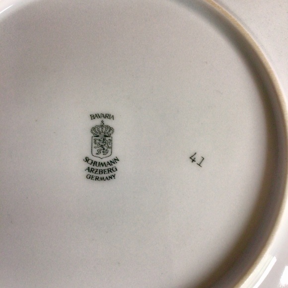 Vintage Bavaria Schumann Arzberg Fruit Motif Porcelain Plates - Set of 2 - Picture 11 of 11